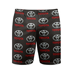 Шорты спортивные мужские Toyota, цвет: 3D-принт
