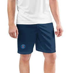 Шорты спортивные мужские PSG FC: Blue, цвет: 3D-принт — фото 2