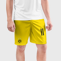 Шорты спортивные мужские BVB FC: Reus Home 17/18, цвет: 3D-принт — фото 2