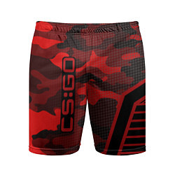 Мужские спортивные шорты CS:GO Red Camo