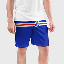 Шорты спортивные мужские KSI ICELAND SPORT, цвет: 3D-принт — фото 2