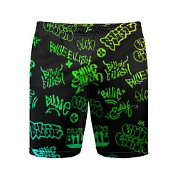 Мужские спортивные шорты BILLIE EILISH: Grunge Graffiti