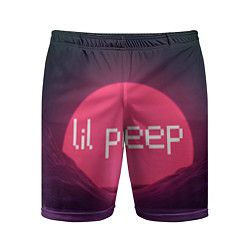 Шорты спортивные мужские Lil peepLogo, цвет: 3D-принт