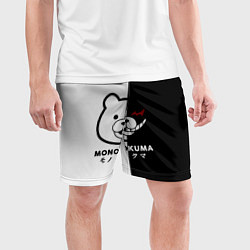 Шорты спортивные мужские Monokuma, цвет: 3D-принт — фото 2