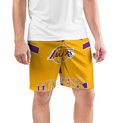 Шорты спортивные мужские Los Angeles Lakers, цвет: 3D-принт — фото 2