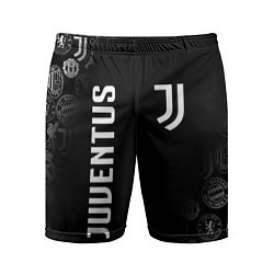 Шорты спортивные мужские JUVENTUS, цвет: 3D-принт