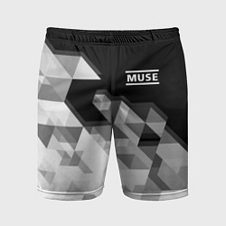 Шорты спортивные мужские Muse, цвет: 3D-принт