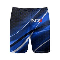 Шорты спортивные мужские MASS EFFECT N7, цвет: 3D-принт