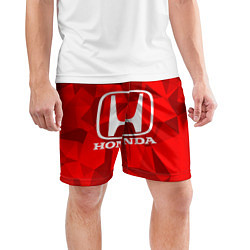 Шорты спортивные мужские HONDA, цвет: 3D-принт — фото 2