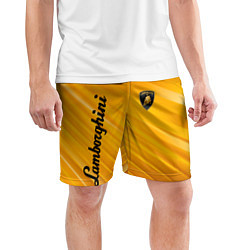 Шорты спортивные мужские LAMBORGHINI, цвет: 3D-принт — фото 2