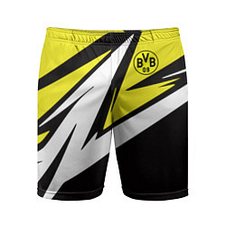 Шорты спортивные мужские Borussia Dortmund, цвет: 3D-принт