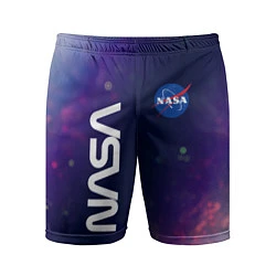 Шорты спортивные мужские NASA НАСА, цвет: 3D-принт