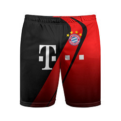 Шорты спортивные мужские FC Bayern Munchen Форма, цвет: 3D-принт