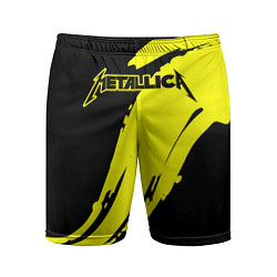 Шорты спортивные мужские Metallica, цвет: 3D-принт