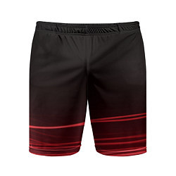 Мужские спортивные шорты Красное и Черное