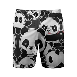 Мужские спортивные шорты Смешные панды