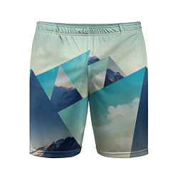 Шорты спортивные мужские Эверест, цвет: 3D-принт