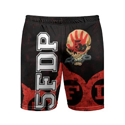 Шорты спортивные мужские Five Finger Death Punch 1, цвет: 3D-принт