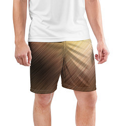 Шорты спортивные мужские Texture Sun Glare, цвет: 3D-принт — фото 2
