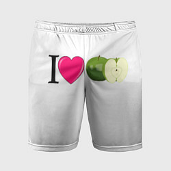 Мужские спортивные шорты I LOVE APPLE