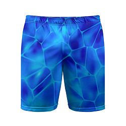 Шорты спортивные мужские Ice Under Water, цвет: 3D-принт