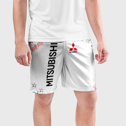 Шорты спортивные мужские MITSUBISHI JAPAN STYLE SAMURAI AUTO, цвет: 3D-принт — фото 2