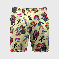 Мужские спортивные шорты Friday Night Funkin - все герои