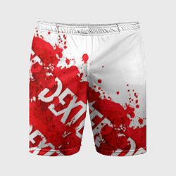 Мужские спортивные шорты Декстер, пятна крови