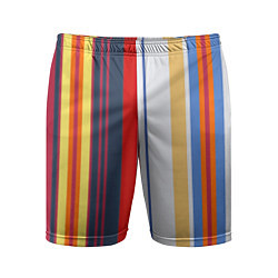 Шорты спортивные мужские Stripes Abstract, цвет: 3D-принт
