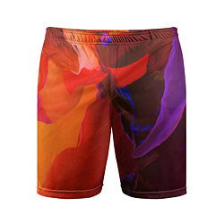 Шорты спортивные мужские Акварельная Феерия, цвет: 3D-принт