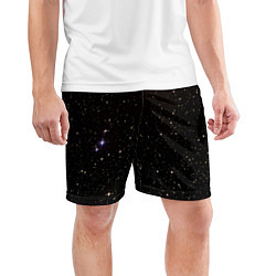 Шорты спортивные мужские Ночное звездное небо, цвет: 3D-принт — фото 2