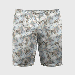 Мужские спортивные шорты Банкноты 50 рублей