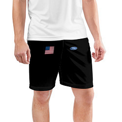 Шорты спортивные мужские USA FORD, цвет: 3D-принт — фото 2