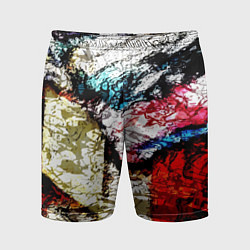 Шорты спортивные мужские Fashion pattern Abstraction Impression, цвет: 3D-принт