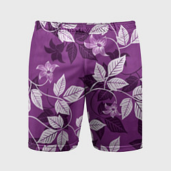 Мужские спортивные шорты Фиолетовый вьюнок