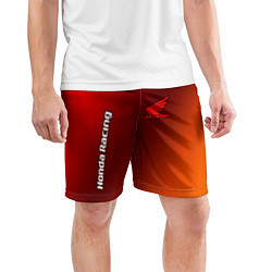 Шорты спортивные мужские HONDA RACING, цвет: 3D-принт — фото 2