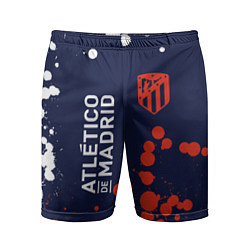 Шорты спортивные мужские ATLETICO MADRID Брызги, цвет: 3D-принт