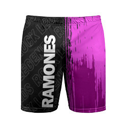 Шорты спортивные мужские Ramones Rock Legends, цвет: 3D-принт