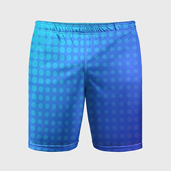 Шорты спортивные мужские Blue gradient, цвет: 3D-принт
