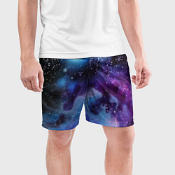 Шорты спортивные мужские Дым вселенной, цвет: 3D-принт — фото 2