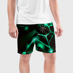 Шорты спортивные мужские Dark Souls разлом плит, цвет: 3D-принт — фото 2