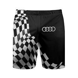 Мужские спортивные шорты Audi racing flag