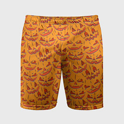 Мужские спортивные шорты Halloween Pumpkin Pattern