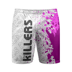 Шорты спортивные мужские The Killers rock legends: по-вертикали, цвет: 3D-принт