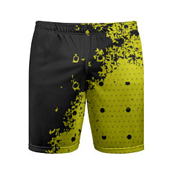 Мужские спортивные шорты Black & Yellow
