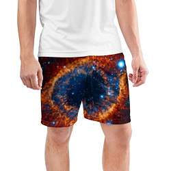 Шорты спортивные мужские Космическое галактическое око, цвет: 3D-принт — фото 2