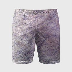 Шорты спортивные мужские Неразбериха в рисунке, цвет: 3D-принт