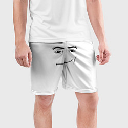 Шорты спортивные мужские Одежда Man Face Roblox, цвет: 3D-принт — фото 2