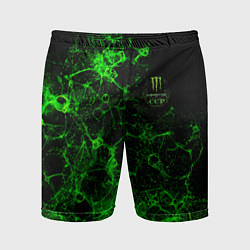 Шорты спортивные мужские Monster energy cup, цвет: 3D-принт