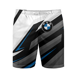 Шорты спортивные мужские БМВ - спортивная униформа, цвет: 3D-принт